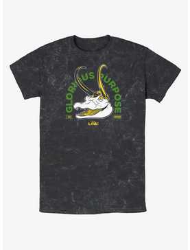 Marvel Loki Alligator Loki Glorious Purpose Mineral Wash T-Shirt, , hi-res