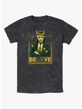 Marvel Loki Political Motive President Loki Mineral Wash T-Shirt, , hi-res