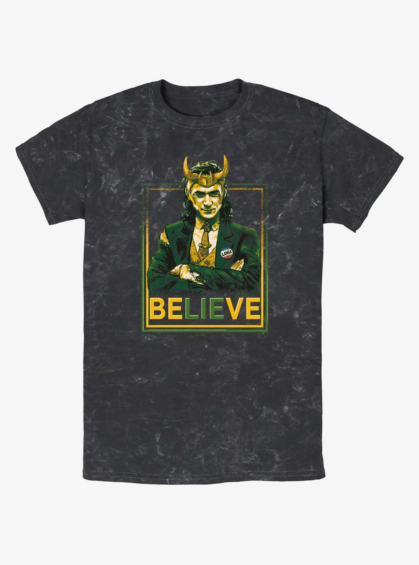 Marvel Loki Political Motive President Loki Mineral Wash T-Shirt, , hi-res