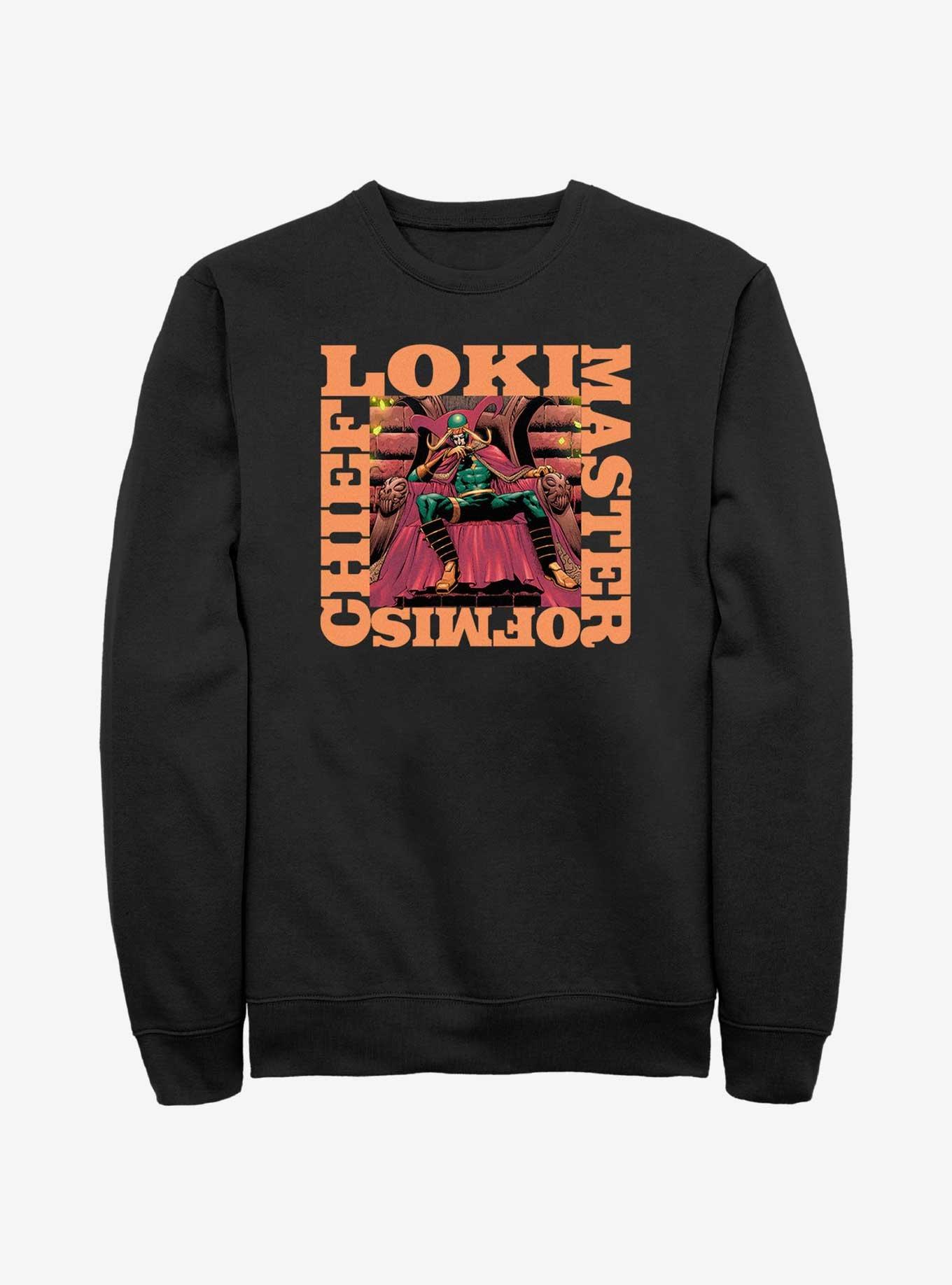 Marvel Loki Mischief Box Sweatshirt, BLACK, hi-res