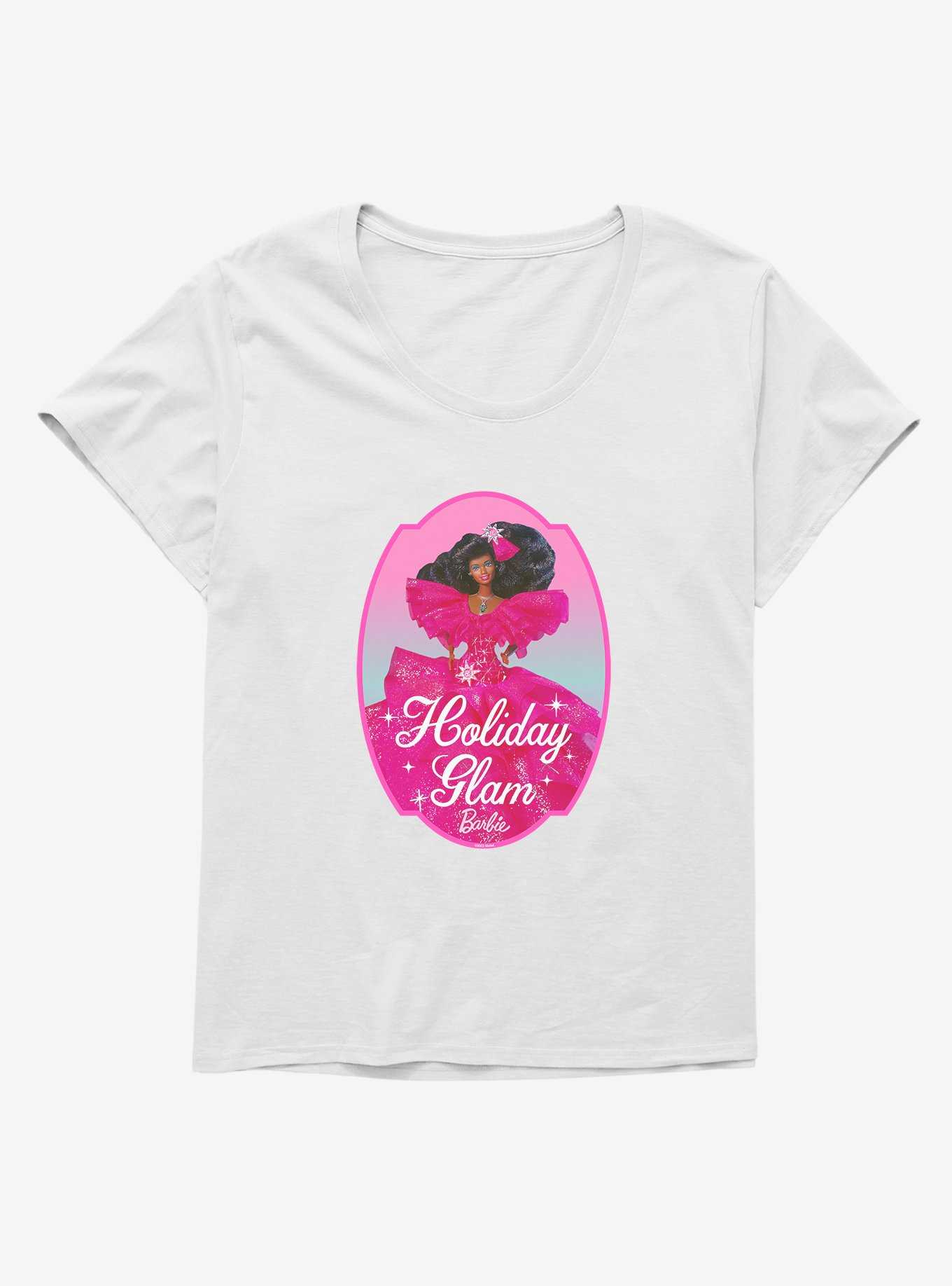 Barbie Holiday Glam Womens T-Shirt Plus Size, , hi-res
