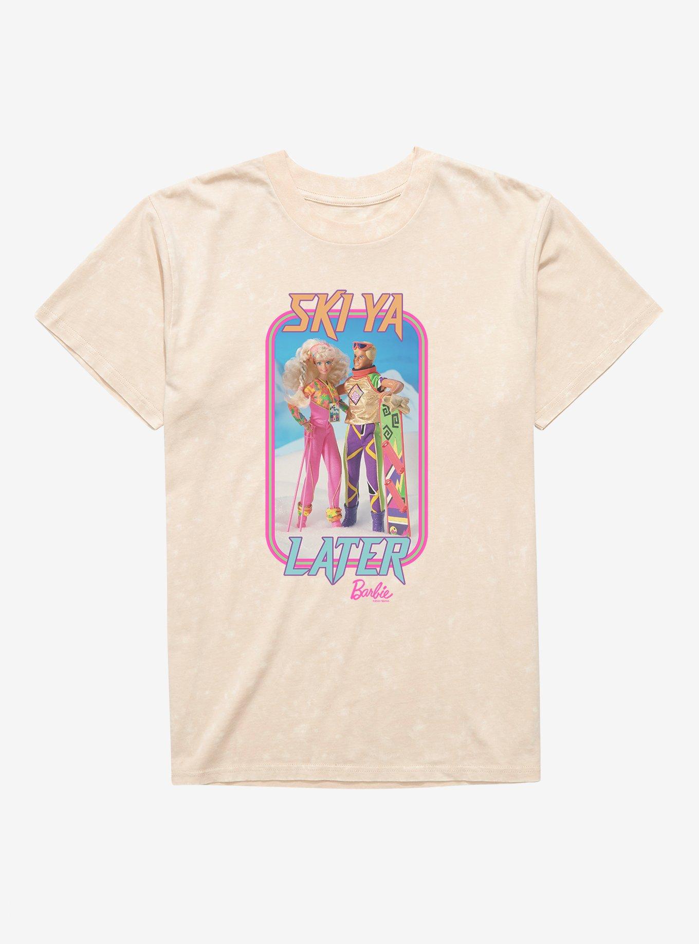 Barbie Ski Ya Later Mineral Wash T-Shirt, , hi-res