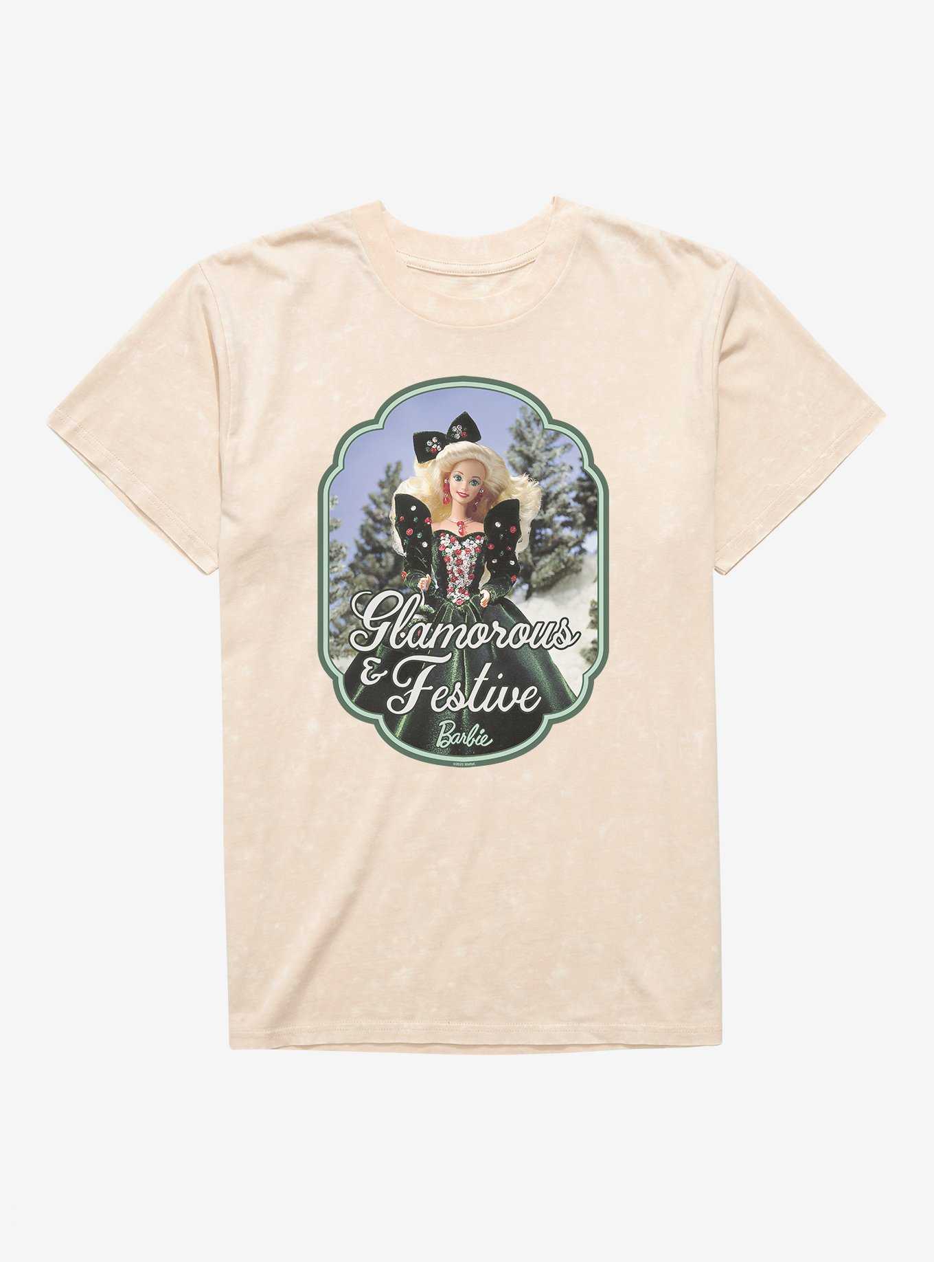 Barbie Glamorous & Festive Mineral Wash T-Shirt, , hi-res