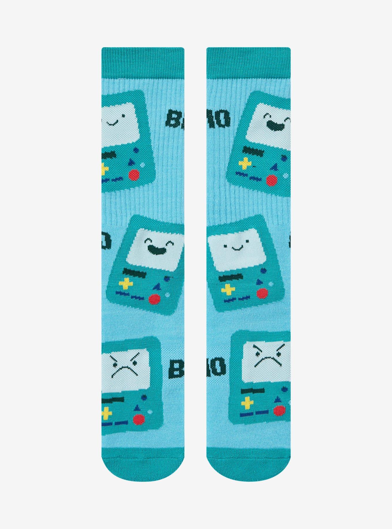 Adventure Time BMO Toss Crew Socks, , hi-res