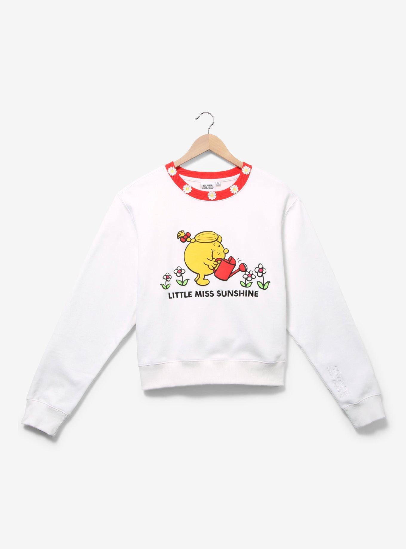 Samii Ryan Little Miss Sunshine Flowers Women's Cropped Crewneck, , hi-res