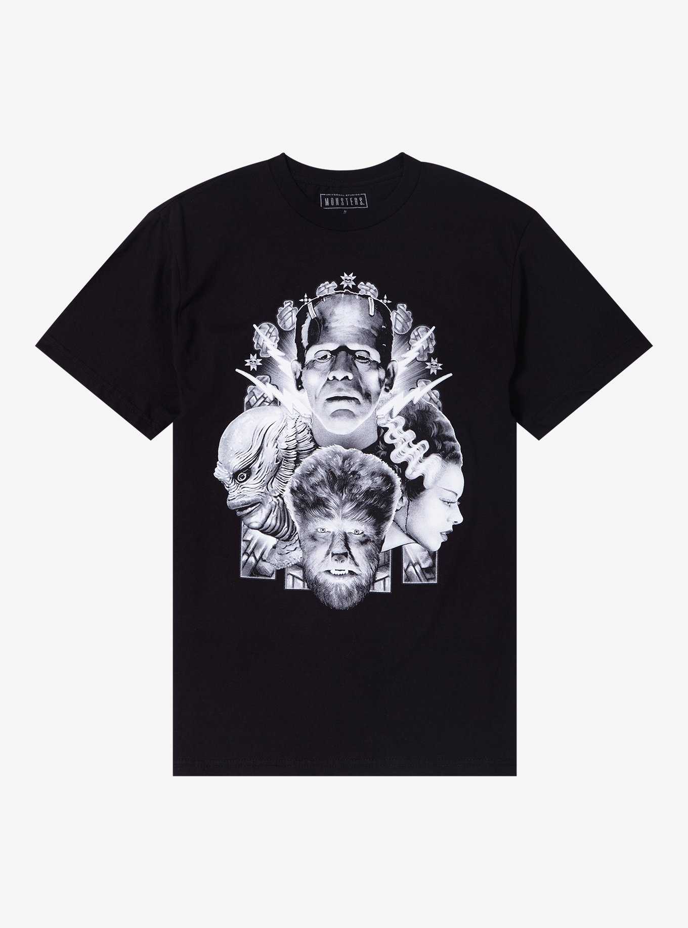 Universal Monsters Characters T-Shirt, , hi-res