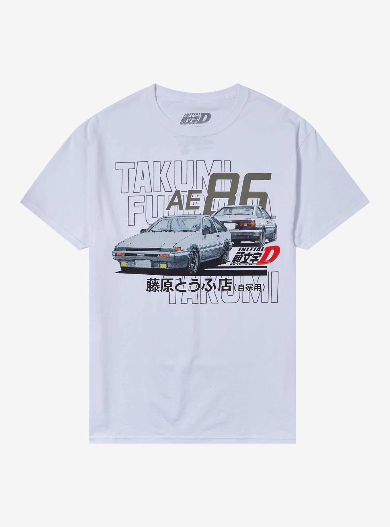 series☆頭文字DコラボINITIALD AE86 Graphic Tshirts(2color) Initial D AE86 Takumi Car T-Shirt | Hot Topic
