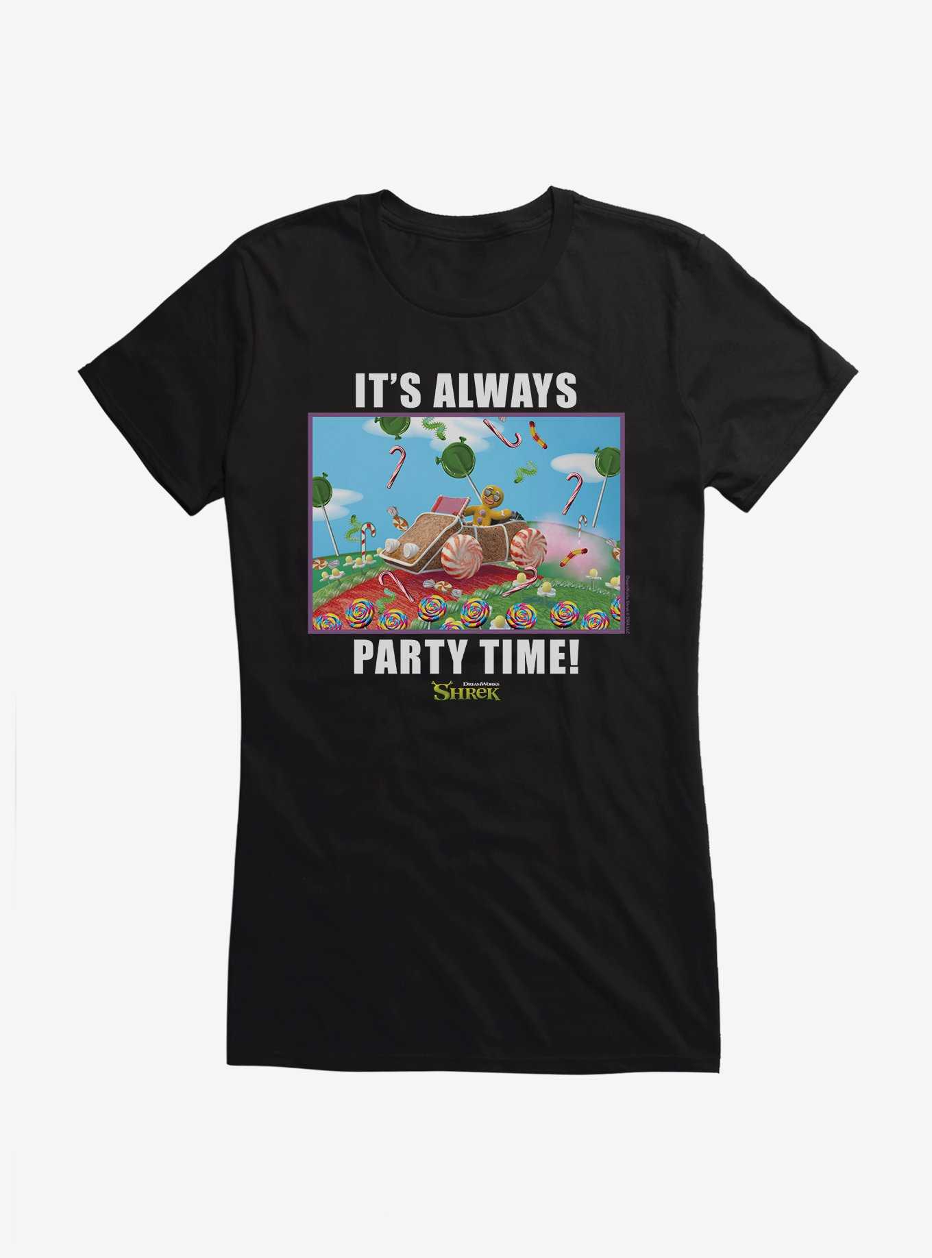 Shrek It's Always Party Time Girls T-Shirt, , hi-res