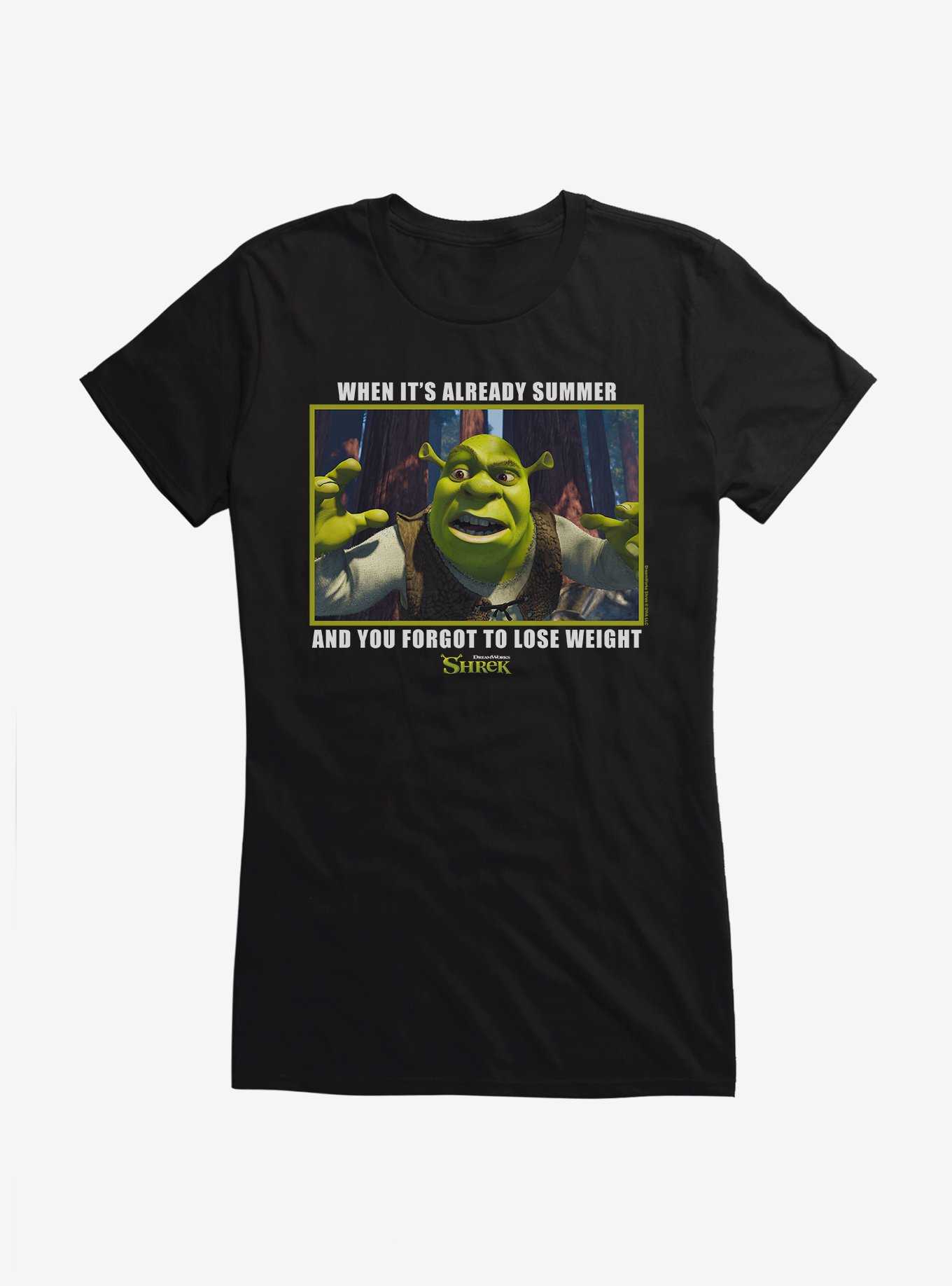 Shrek When It's Already Summer Girls T-Shirt, , hi-res