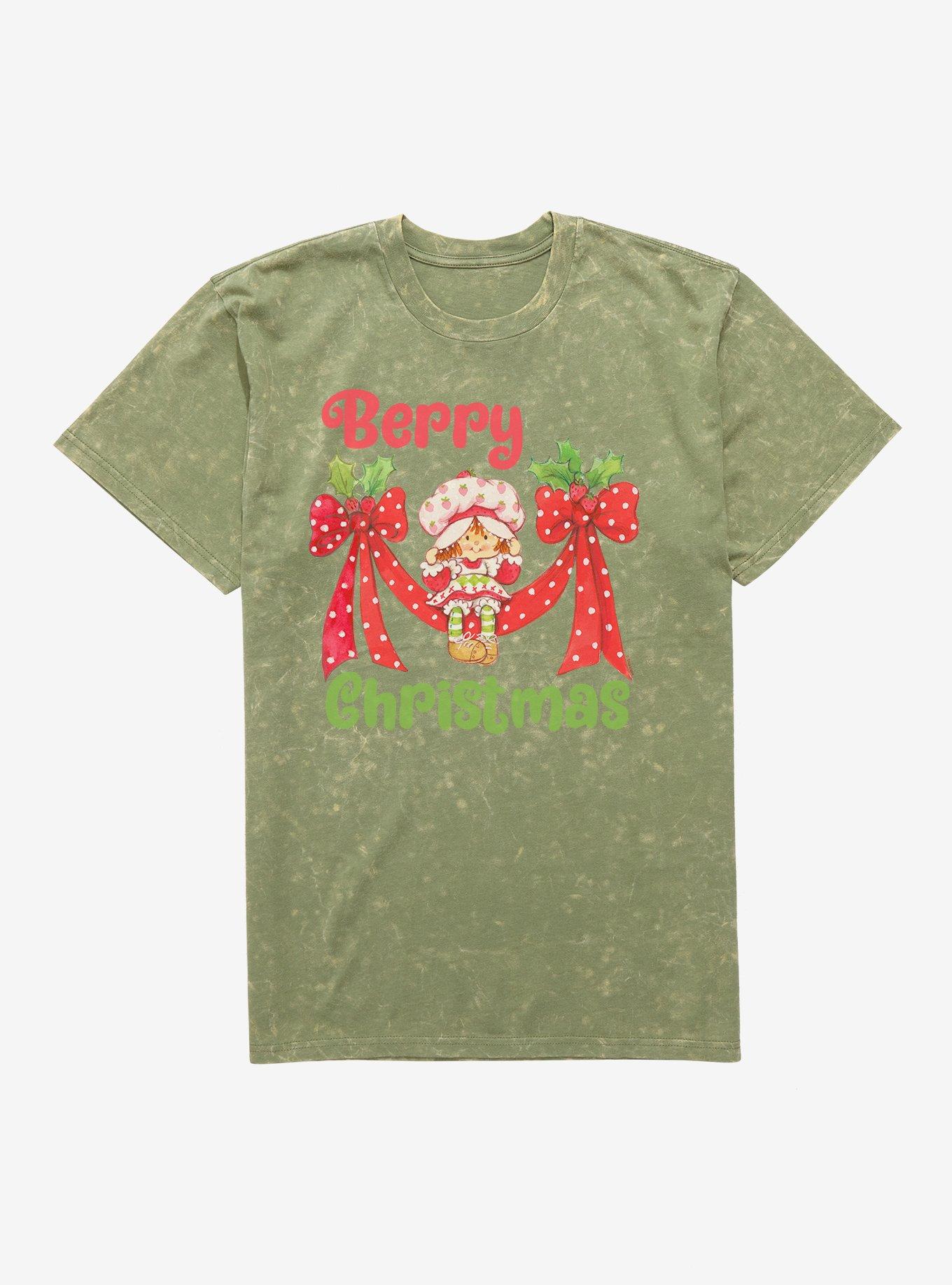 Strawberry Shortcake Berry Christmas Mineral Wash T-Shirt, , hi-res