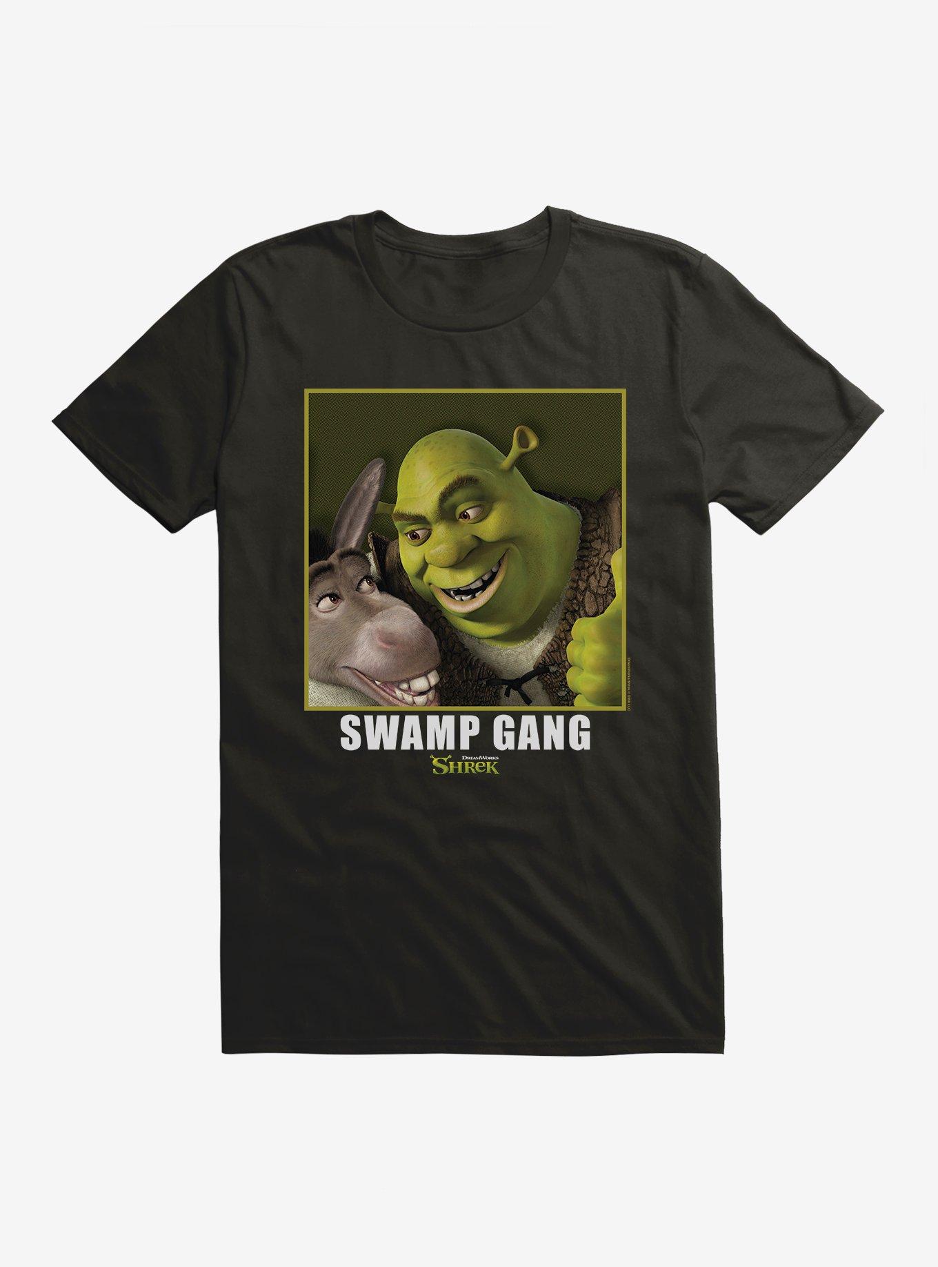 Shrek Swamp Gang T-Shirt, BLACK, hi-res