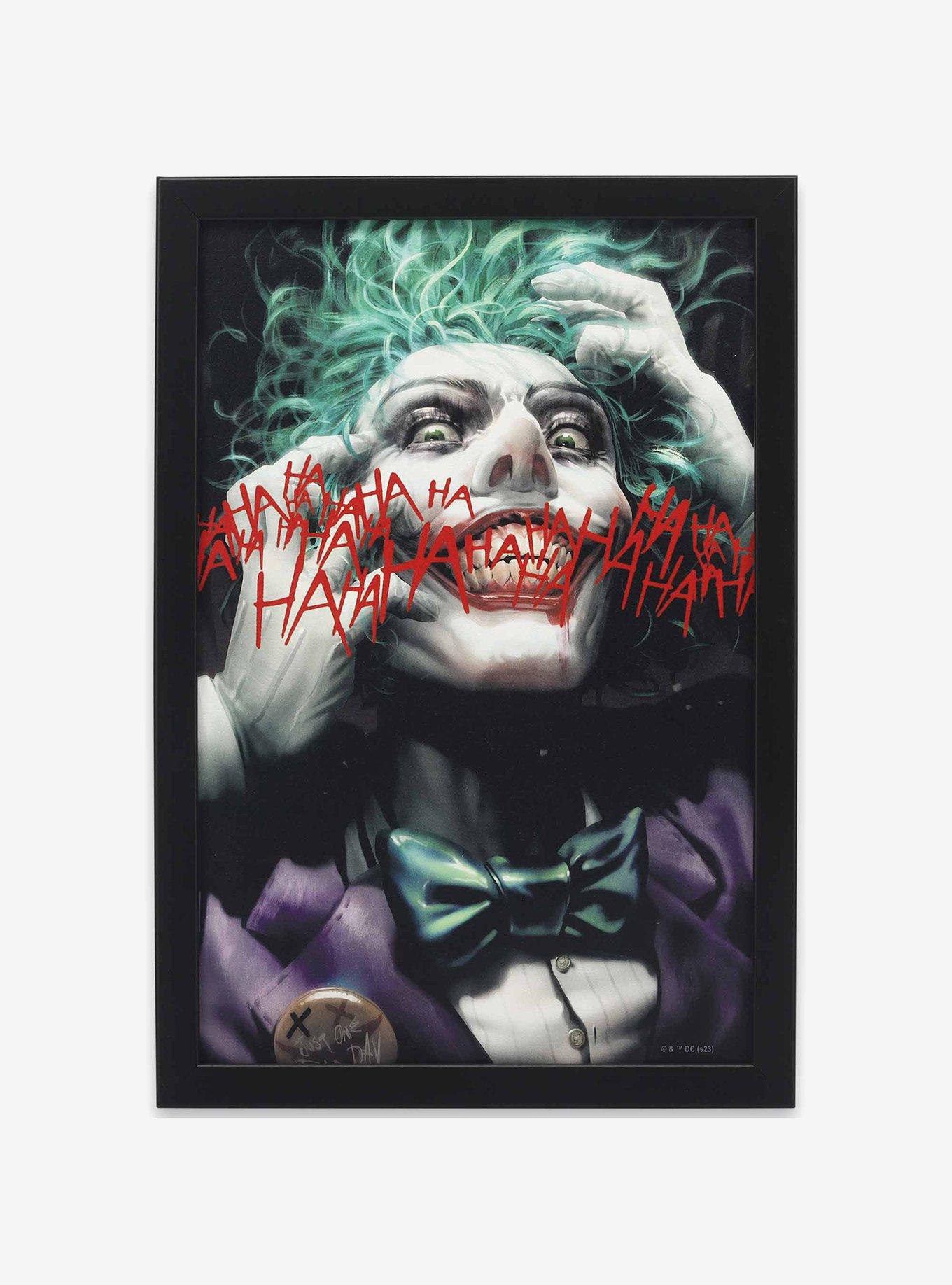 DC Comics The Joker Haha Framed Wood Wall Decor, , hi-res