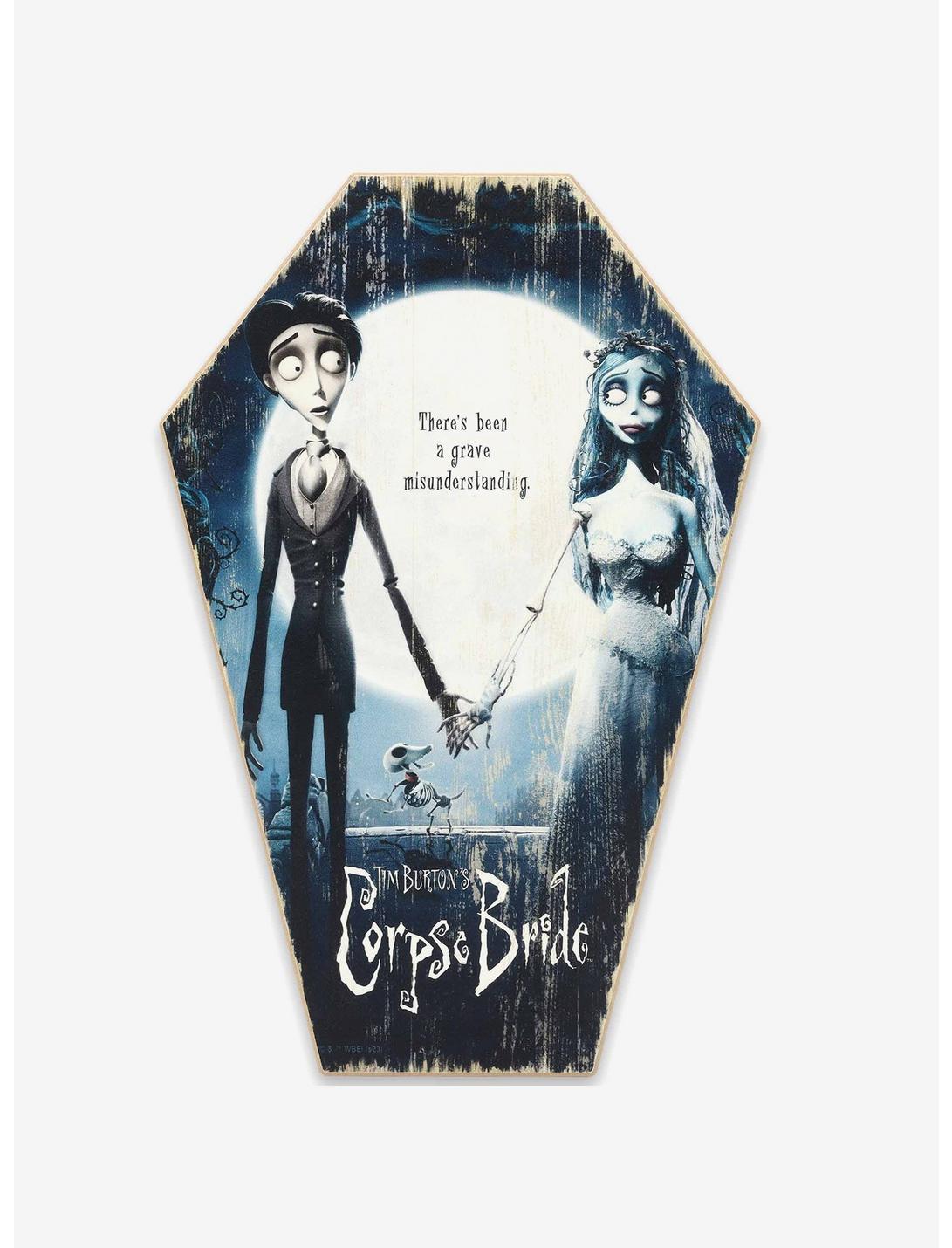 Corpse Bride Movie Poster Coffin Wood Wall Decor, , hi-res