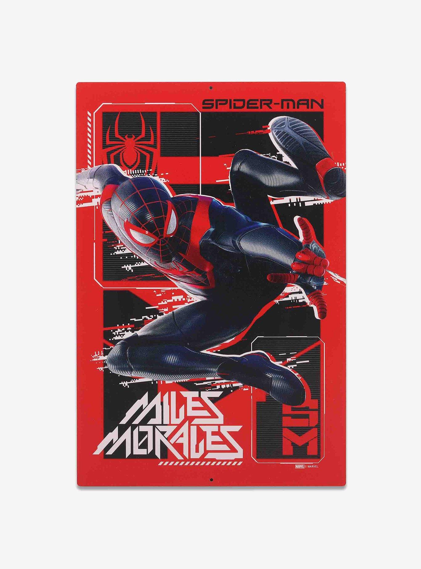 Marvel Spider-Man Miles Morales Metal Sign, , hi-res