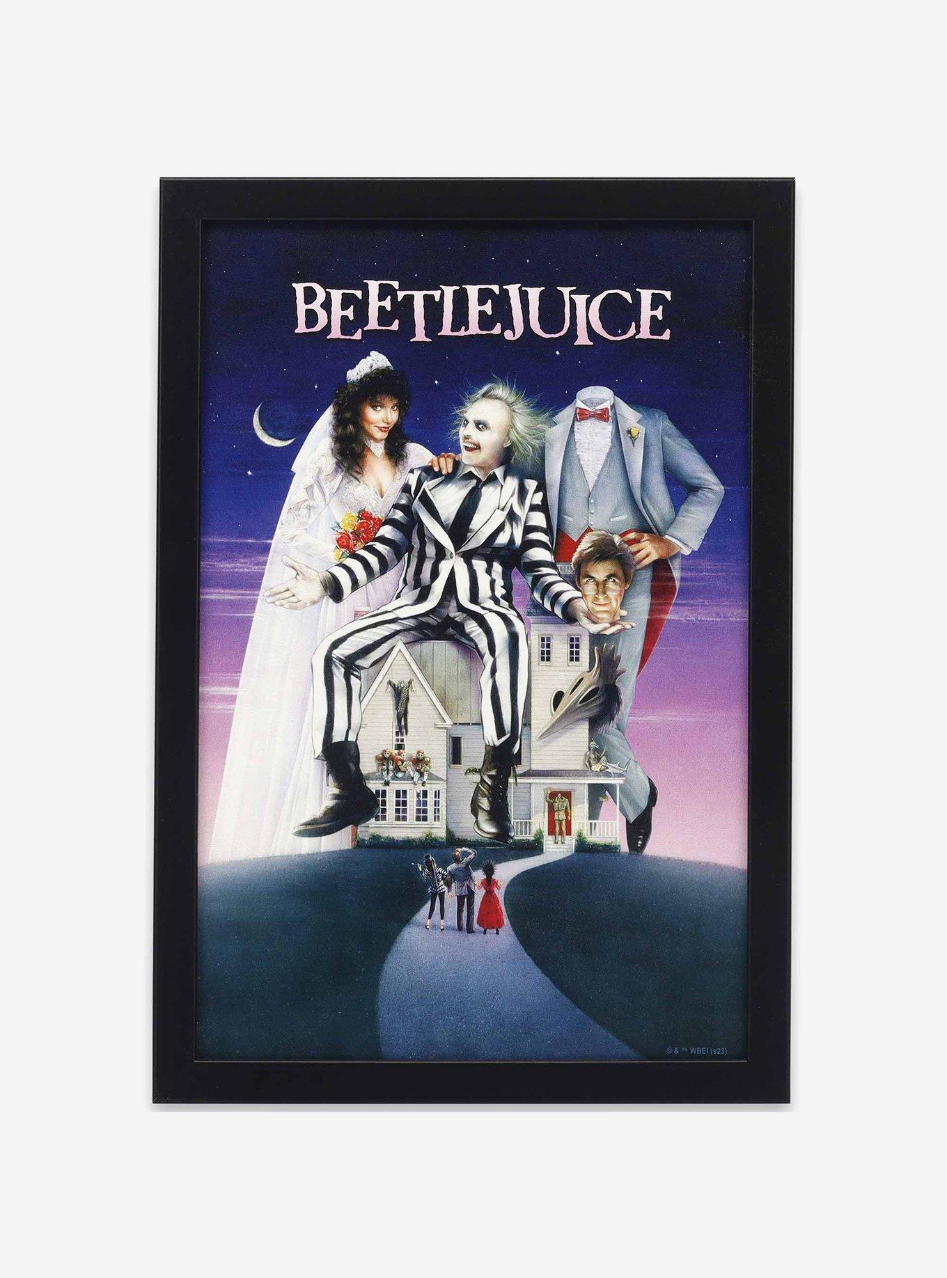 Beetlejuice Movie Poster Framed Wood Wall Decor, , hi-res
