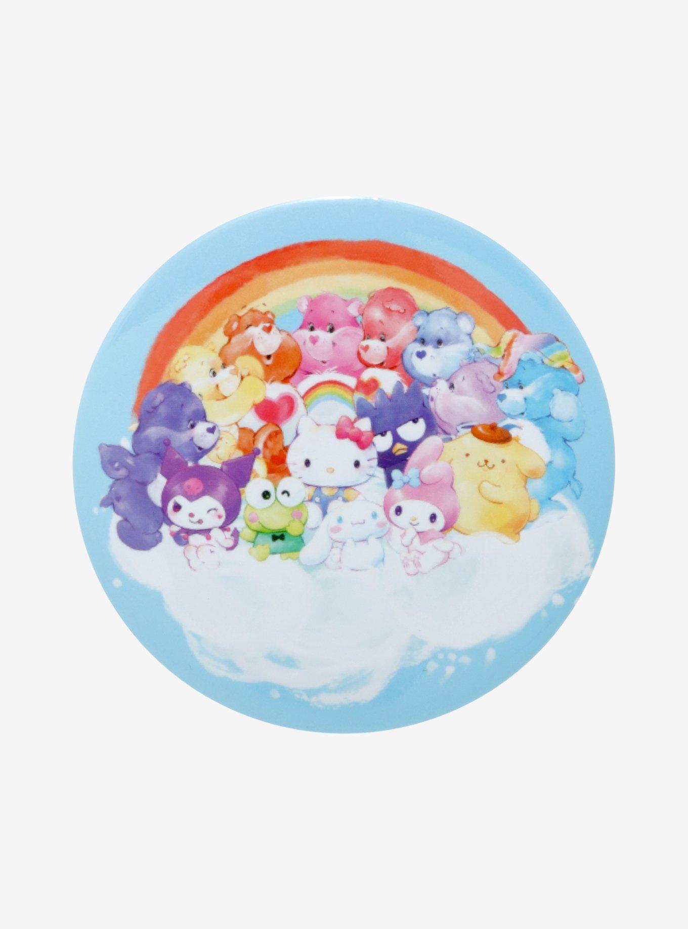 Hello Kitty And Friends X Care Bears 3 Inch Button, , hi-res