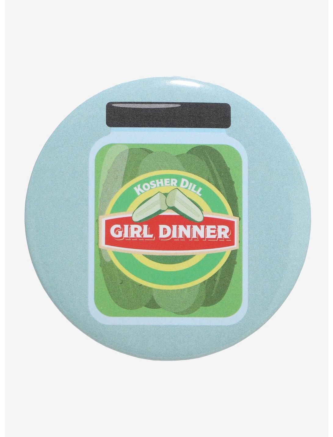 Girl Dinner Pickle Jar Button, , hi-res