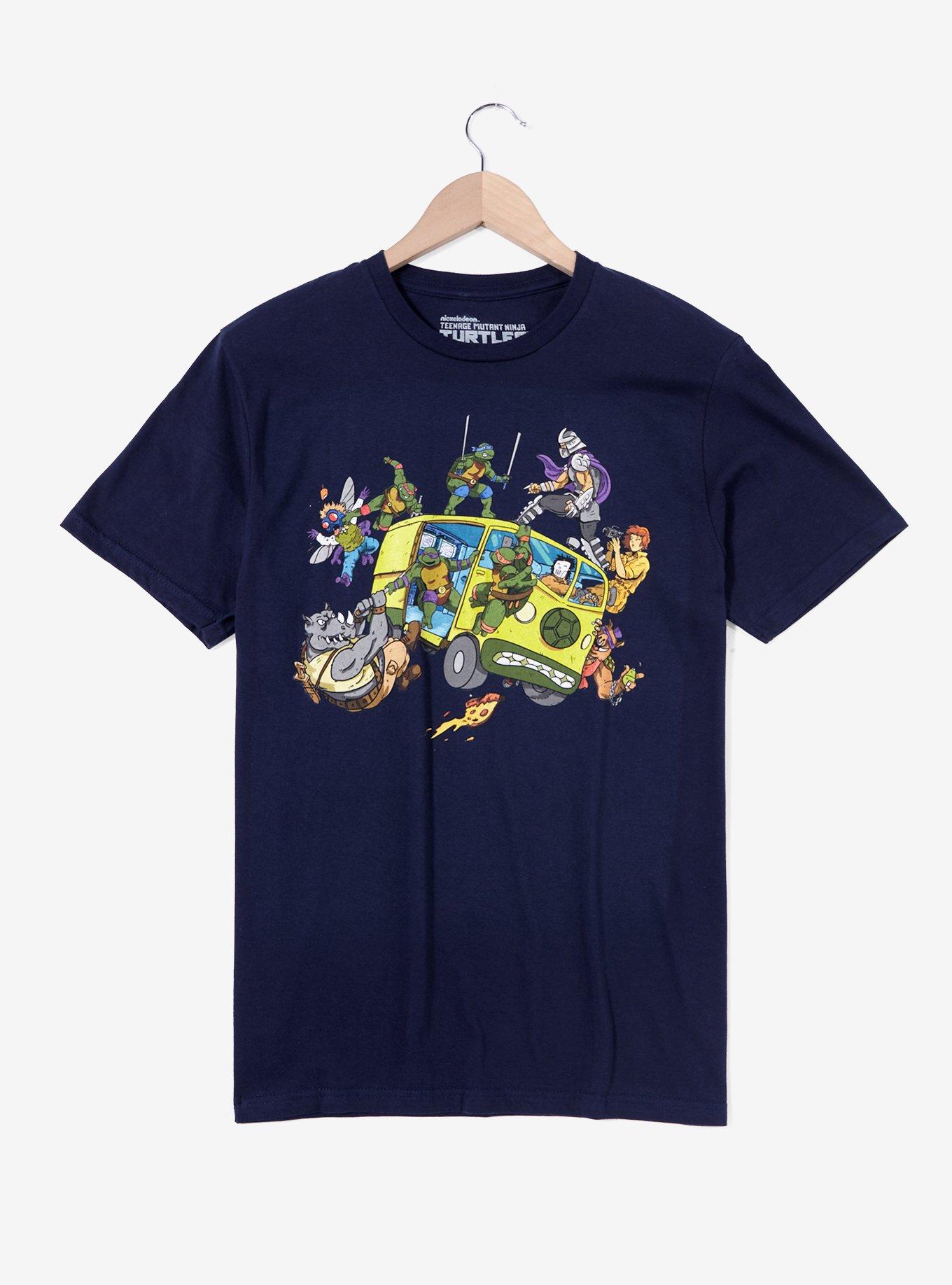 Teenage Mutant Ninja Turtles Party Wagon Fan Art T-Shirt - BoxLunch ...