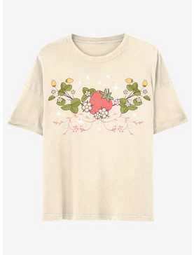 Strawberry Vines Boyfriend Fit Girls T-Shirt, , hi-res