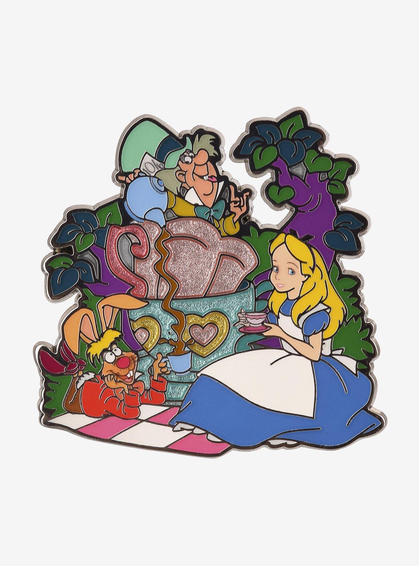 Disney Alice in Wonderland Alice Tea Party Enamel Pin &mdash; BoxLunch Exclusive, , hi-res