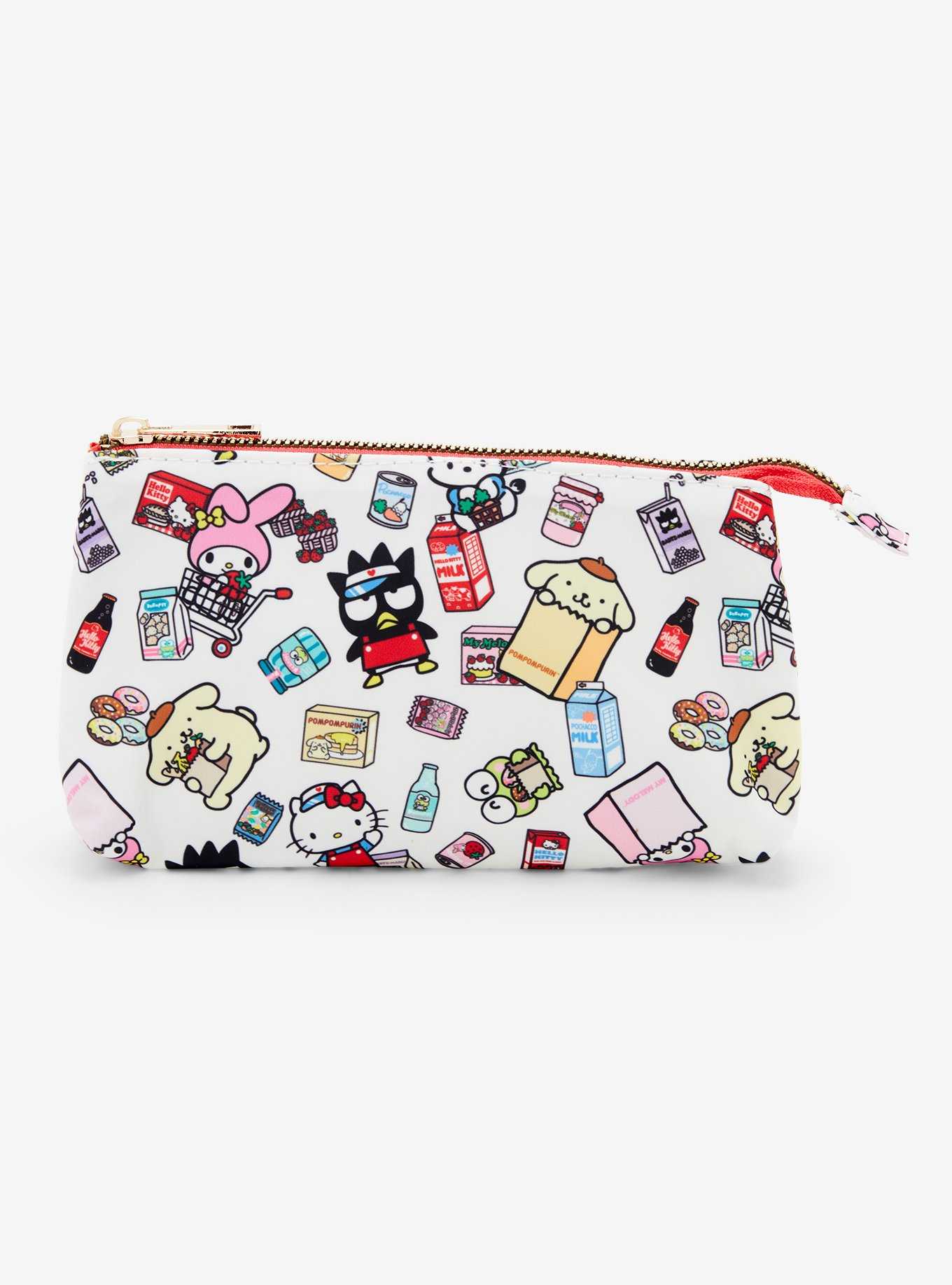 Sanrio Hello Kitty and Friends Kawaii Mart Allover Print Makeup Bag - BoxLunch Exclusive, , hi-res