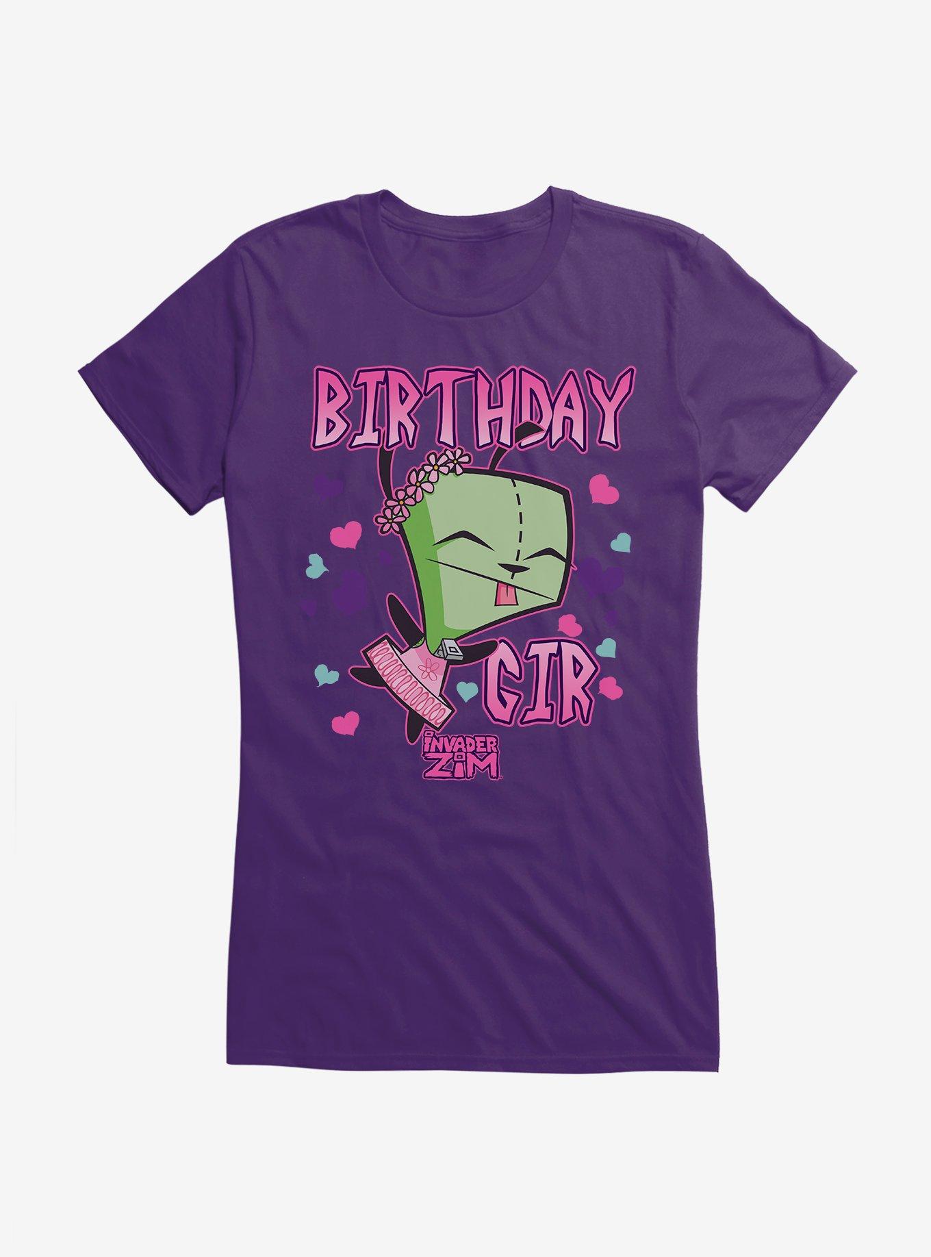 Invader Zim Birthday GIR Girls T-Shirt, , hi-res