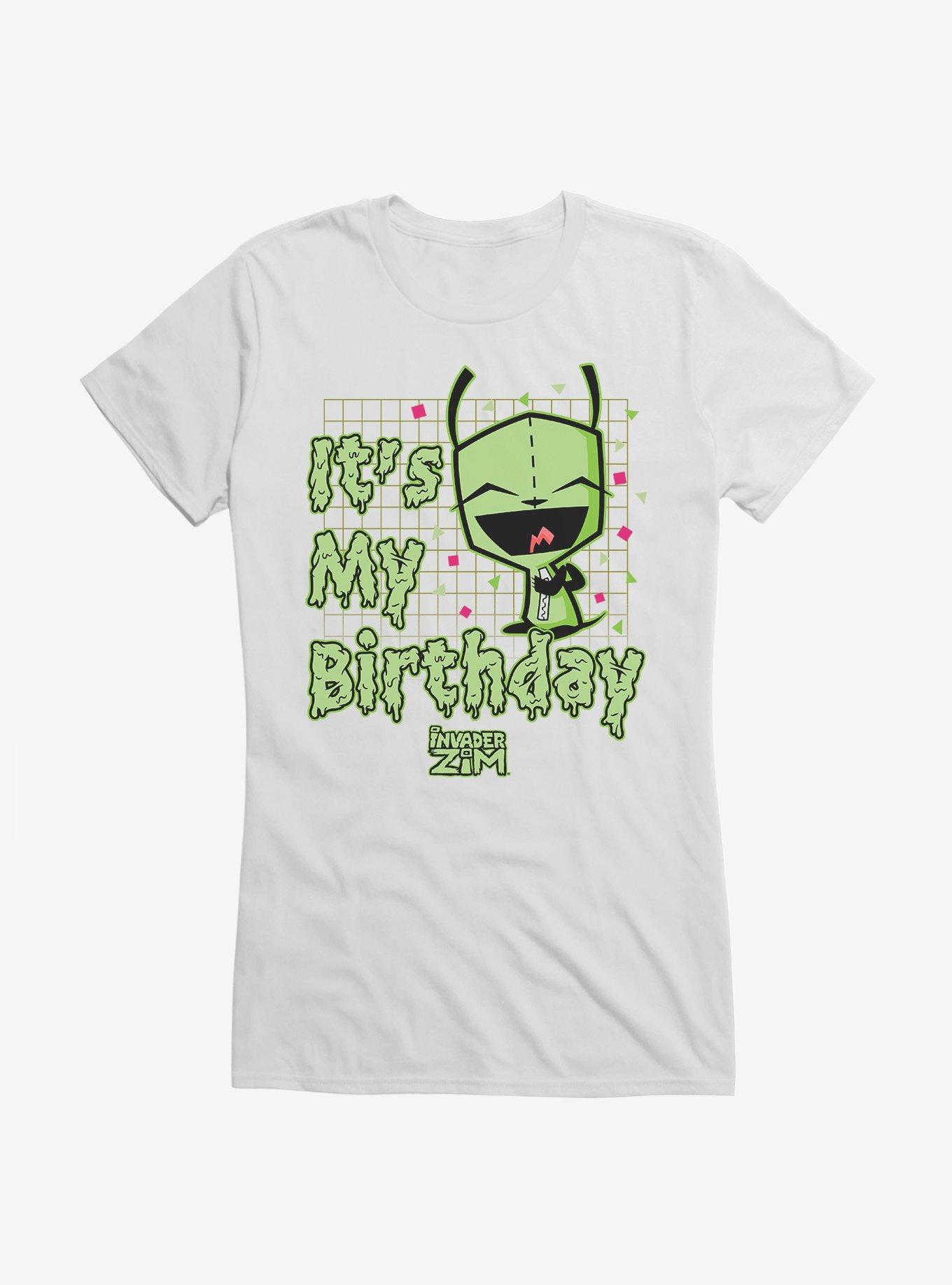 Invader Zim It's My Birthday GIR Girls T-Shirt, , hi-res