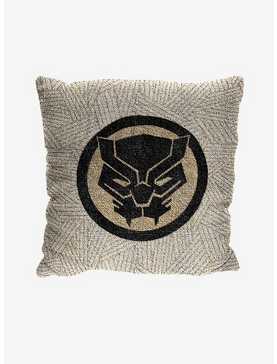 Marvel Black Panther Facing Fierce Jacquard Pillow, , hi-res