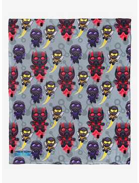 Marvel Ant-Man Quantumania Chibi Team Silk Touch Throw Blanket, , hi-res