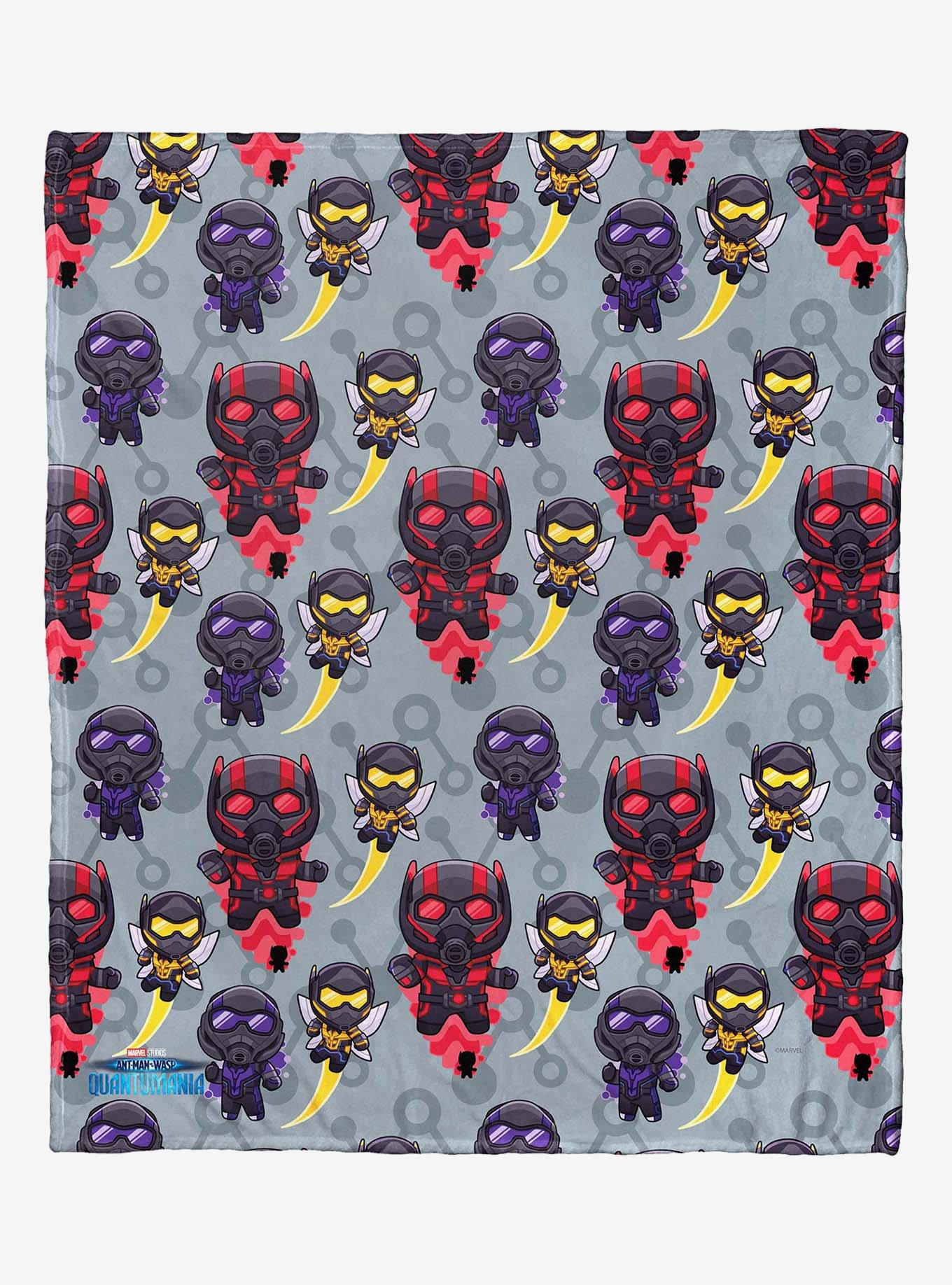 Marvel Ant-Man Quantumania Chibi Team Silk Touch Throw Blanket, , hi-res