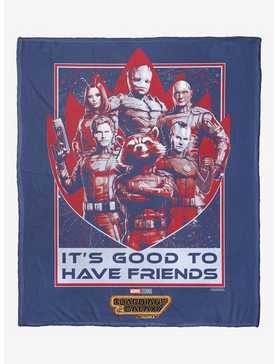 Marvel Guardians of the Galaxy: Vol. 3 Better To Have Friends Silk Touch Throw Blanket, , hi-res