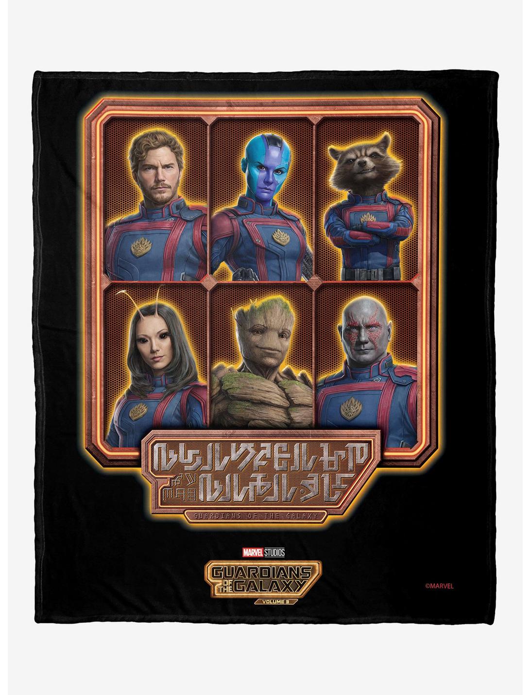 Marvel Guardians of the Galaxy: Vol. 3 The Guardians Silk Touch Throw Blanket, , hi-res