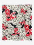 Dungeons & Dragons Logo Dice Silk Touch Throw Blanket, , hi-res