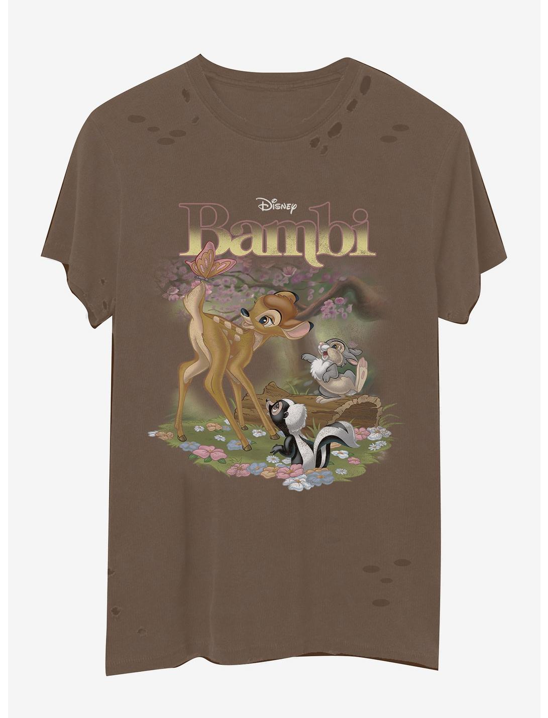 Disney Bambi Vintage Distressed Boyfriend Fit Girls T-Shirt, MULTI, hi-res