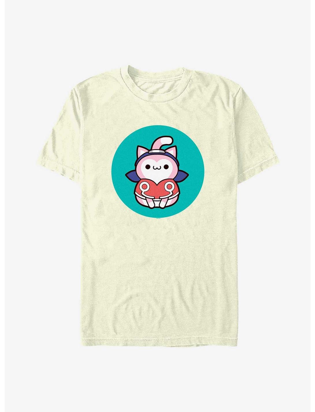 Naruto Cat Sakura T-Shirt, NATURAL, hi-res