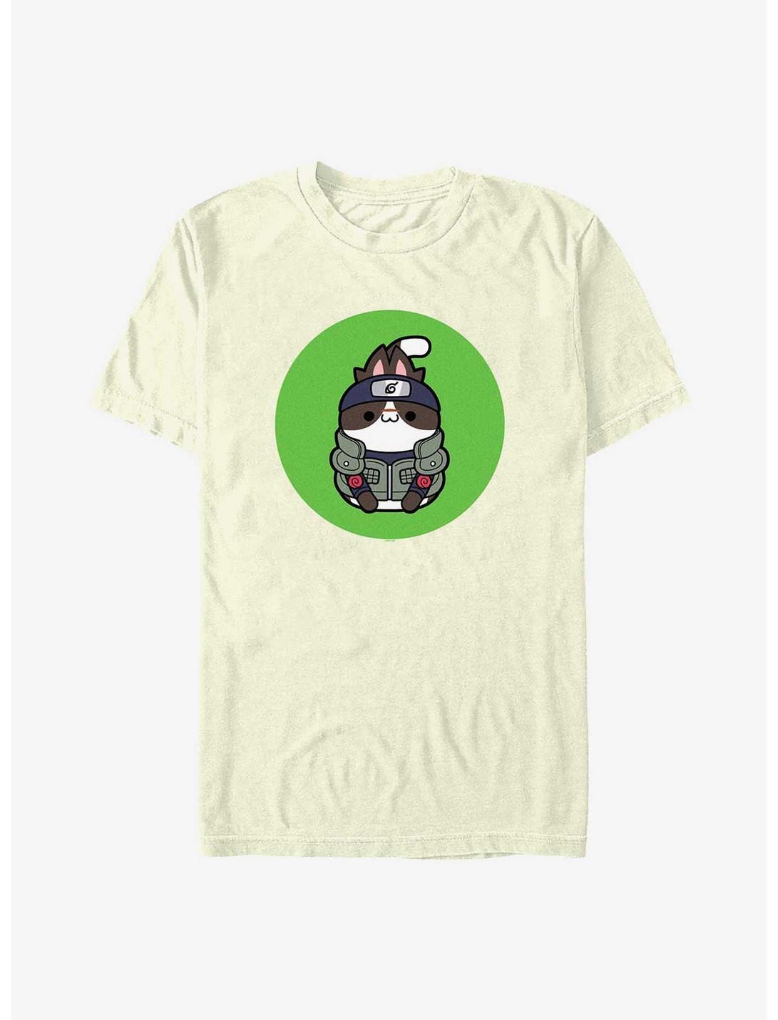 Naruto Cat Iruka T-Shirt, NATURAL, hi-res