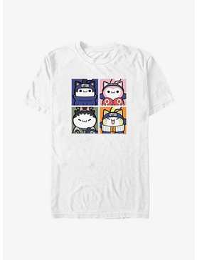 Naruto Cat Team Sasuke Sakura Shikamaru and Naruto T-Shirt, , hi-res