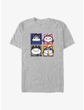 Naruto Cat Team Sasuke Sakura Shikamaru and Naruto T-Shirt, , hi-res