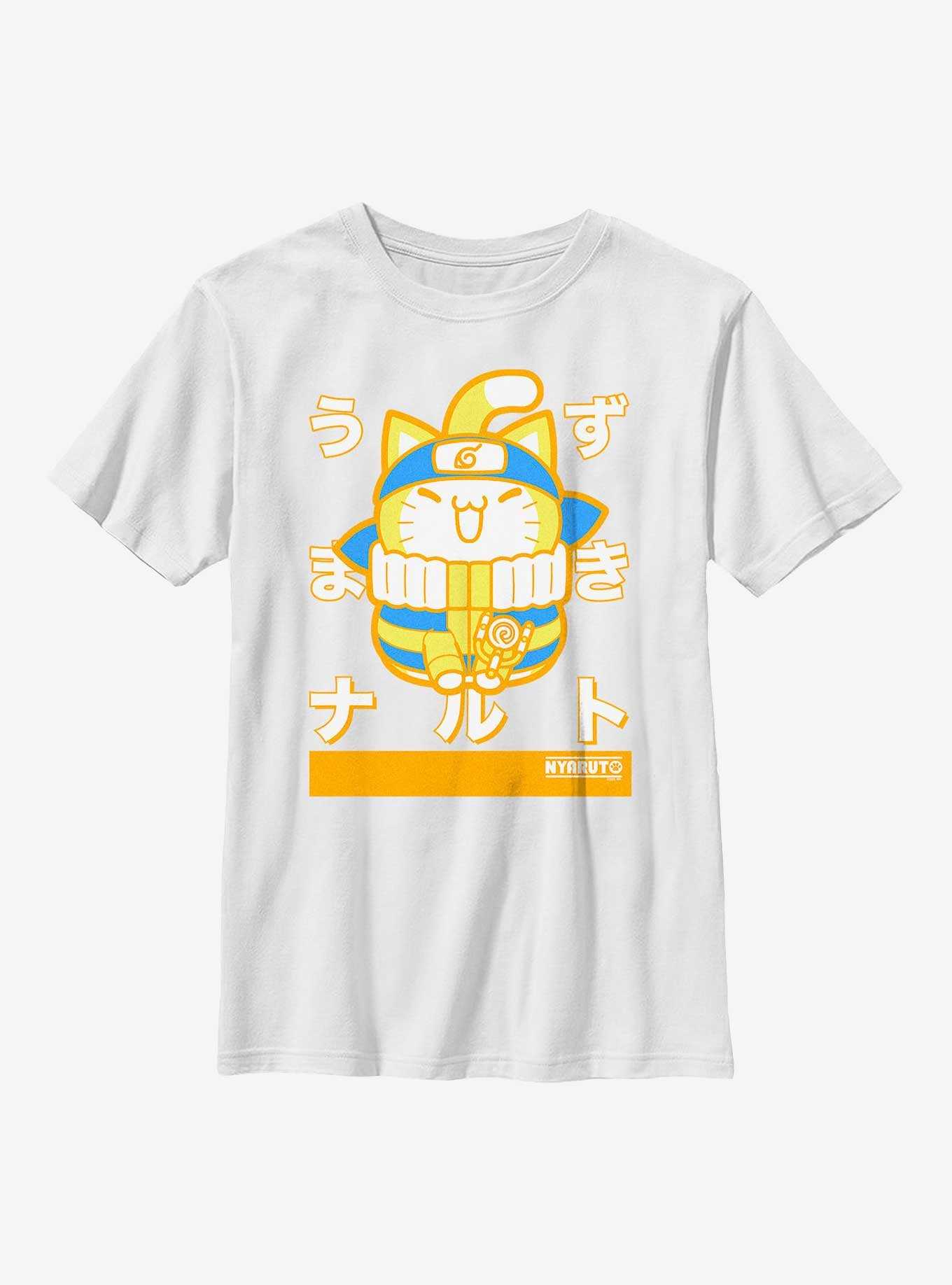 Naruto Nyaruto Uzumaki Cat Youth T-Shirt, , hi-res