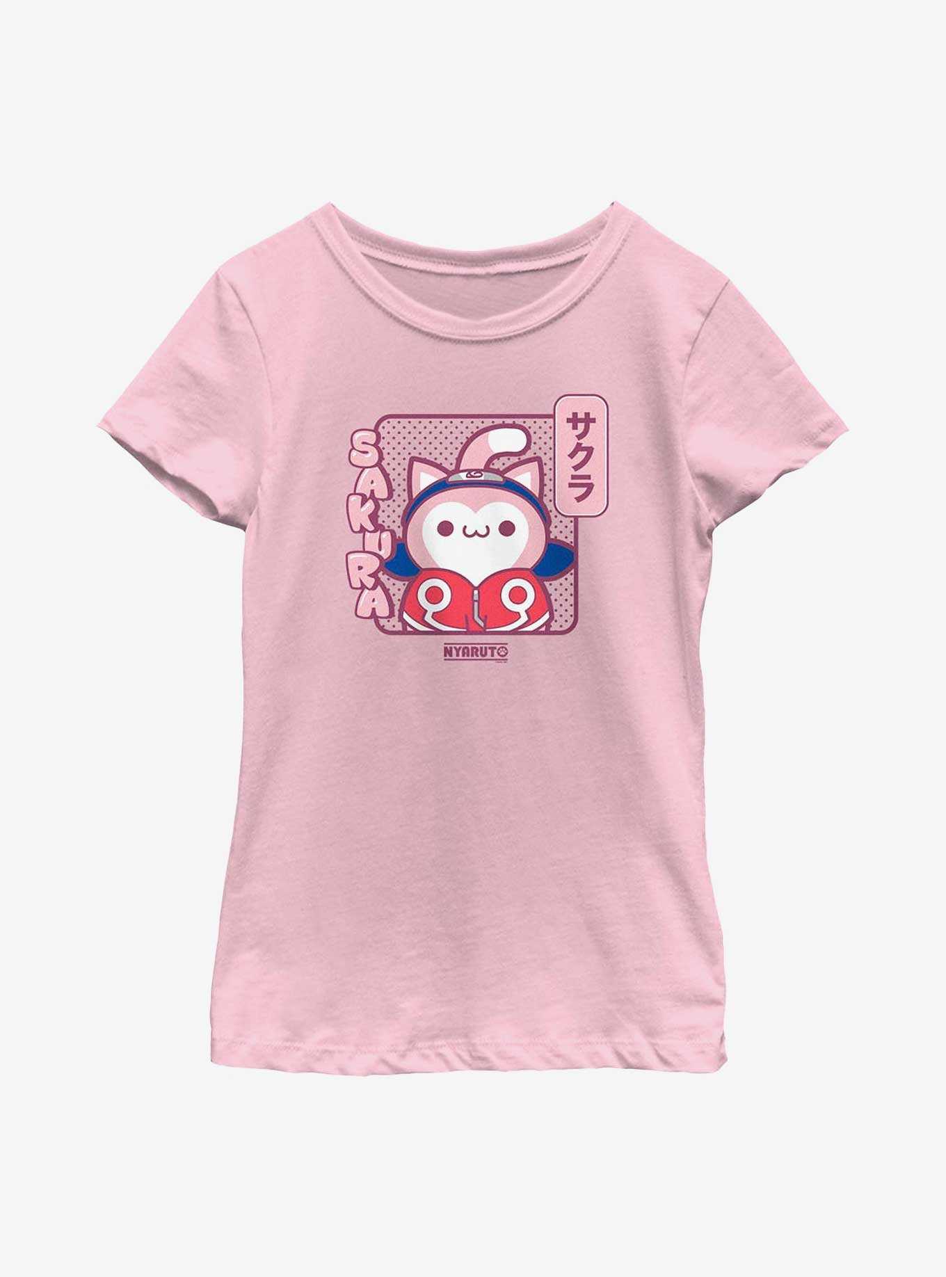Naruto Sakura Cat Youth Girls T-Shirt, , hi-res