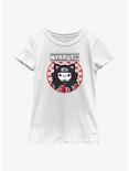 Naruto Nyaruto Itachi Cat Youth Girls T-Shirt, WHITE, hi-res
