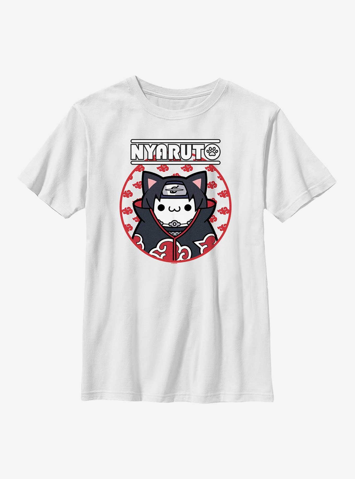 Naruto Nyaruto Itachi Cat Youth T-Shirt, , hi-res