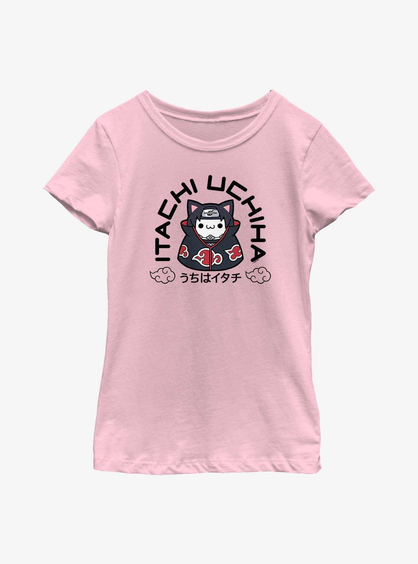 Naruto Itachi Uchiha Cat Youth Girls T-Shirt, , hi-res