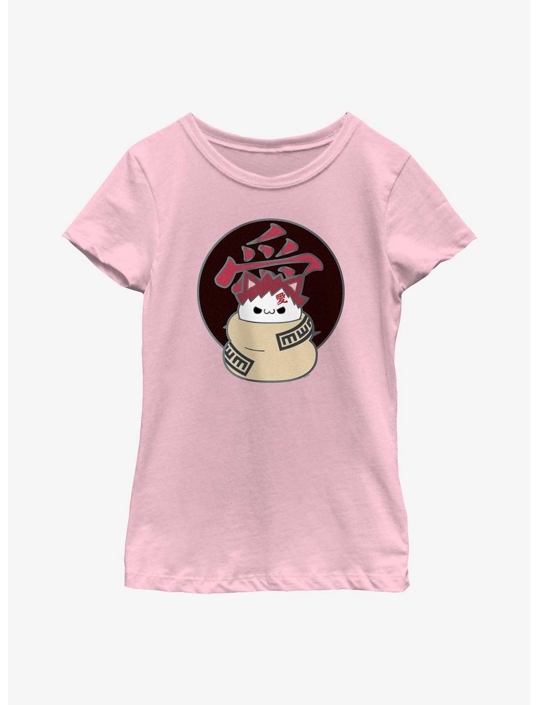 Naruto Gaara Cat Youth Girls T-Shirt, PINK, hi-res