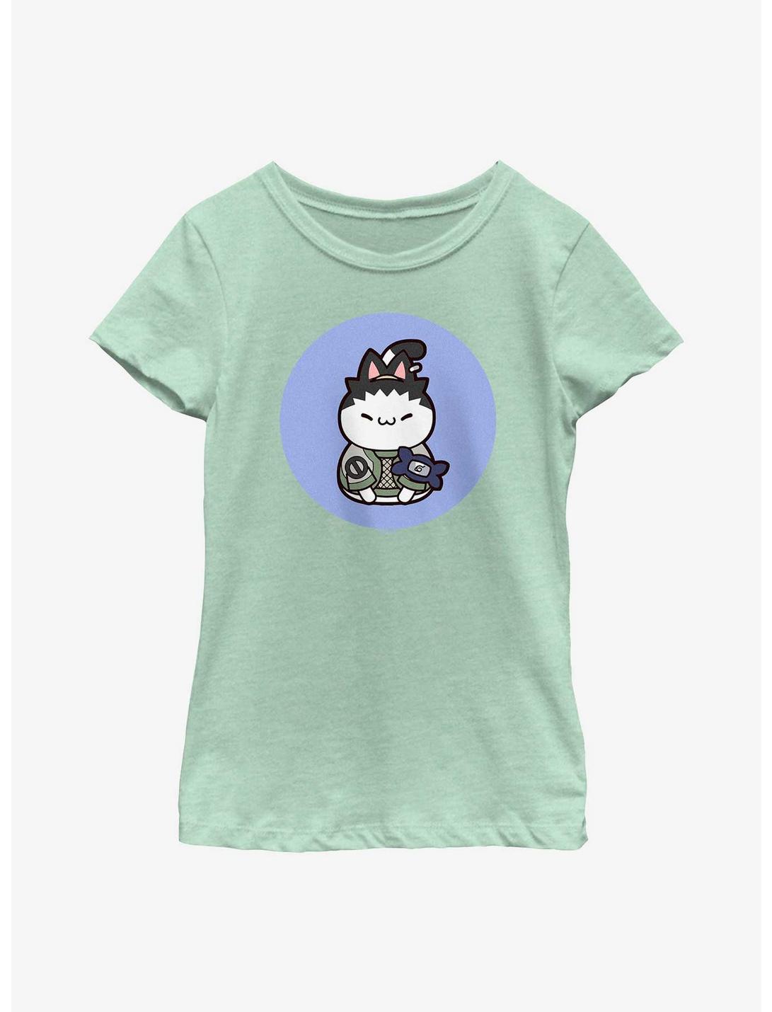 Naruto Cat Shikamaru Youth Girls T-Shirt, MINT, hi-res