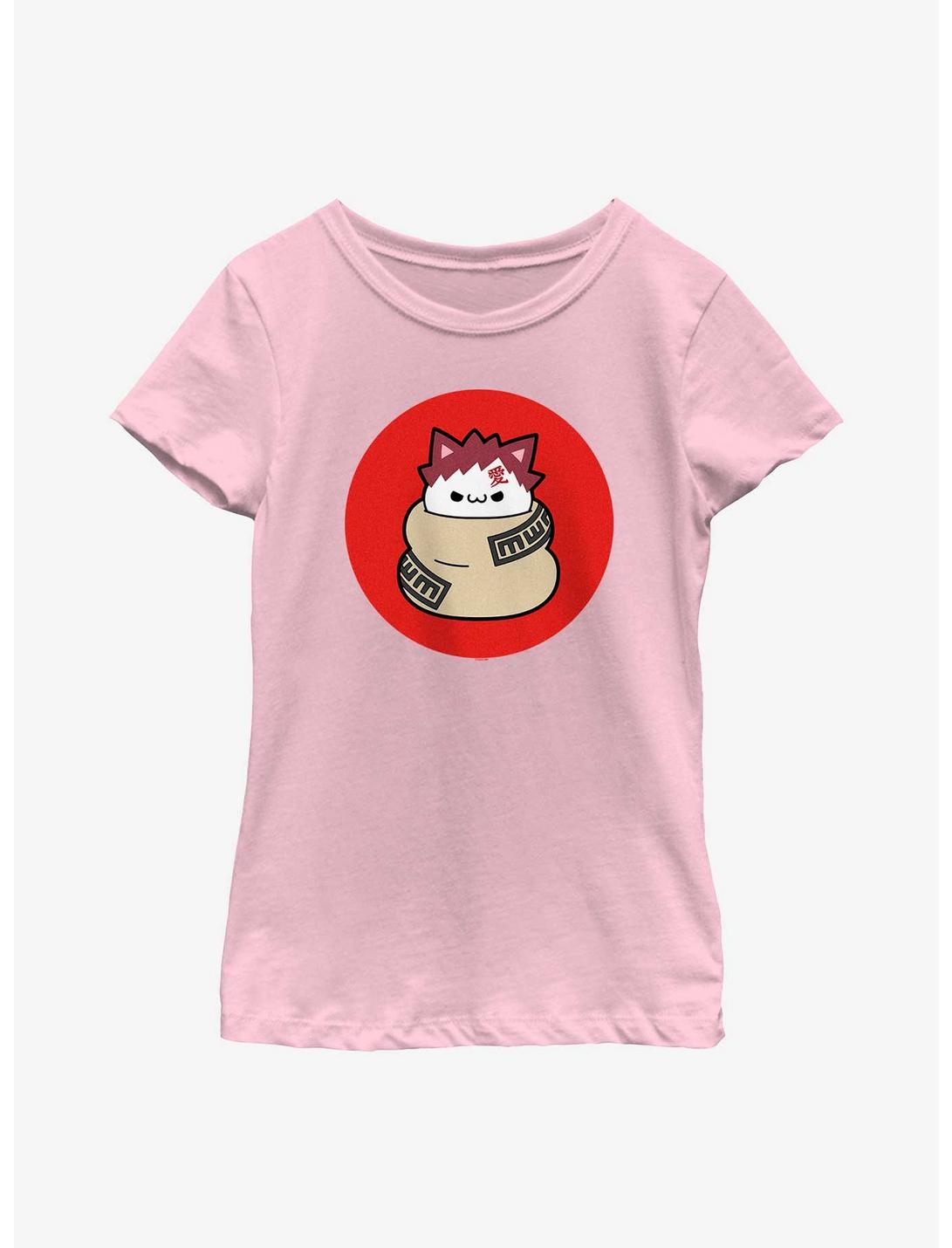 Naruto Cat Gaara Youth Girls T-Shirt, PINK, hi-res