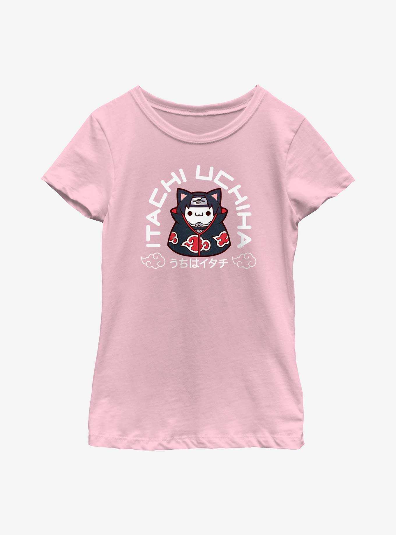 Naruto Ninja Cat Itachi Uchiha Youth Girls T-Shirt, , hi-res