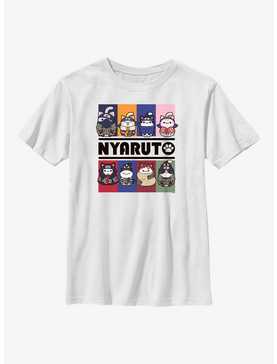 Naruto Nyaruto Cats Meow Youth T-Shirt, , hi-res