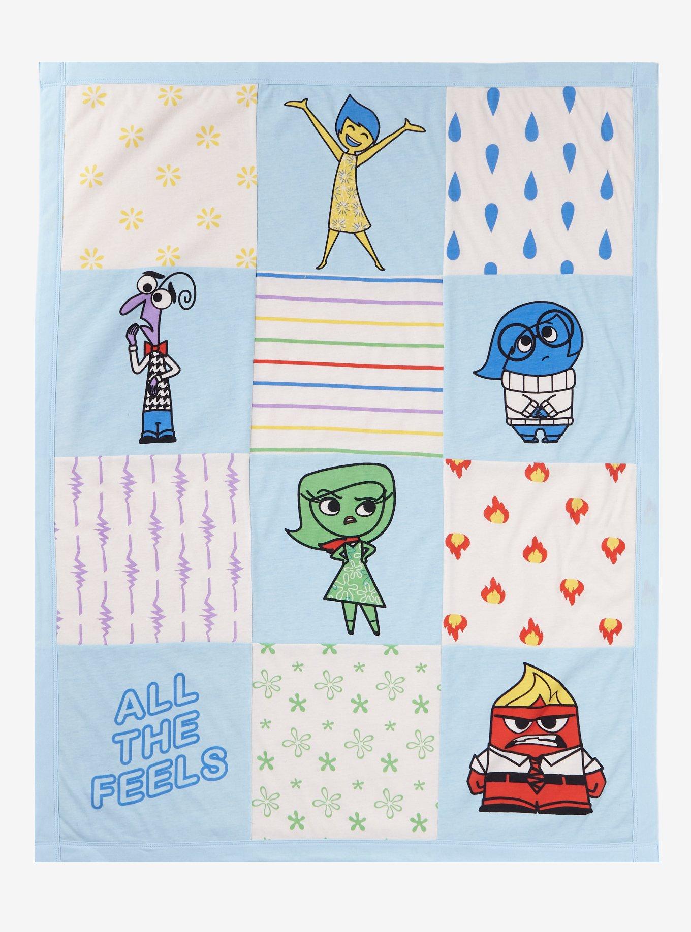 Disney Pixar Inside Out Emotions Quilted Baby Blanket — BoxLunch Exclusive