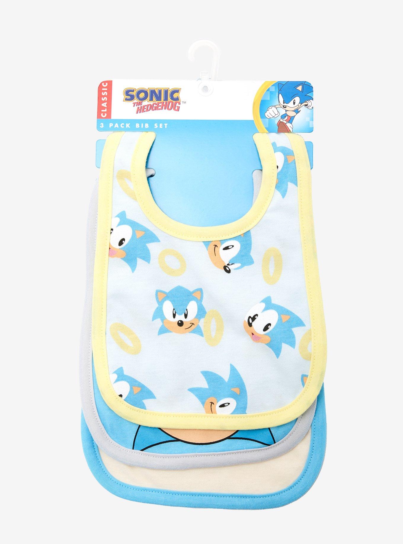 Sonic the Hedgehog Icons Bib Set - BoxLunch Exclusive, , hi-res